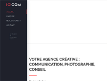 Tablet Screenshot of icicom.fr